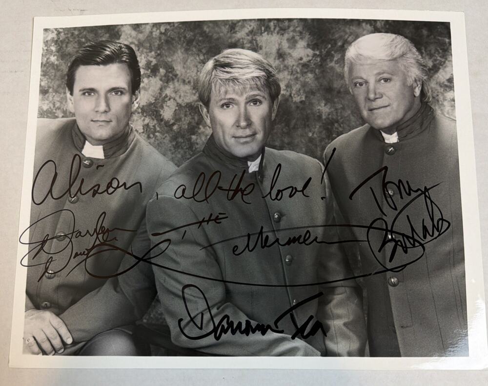 The Letterman Autograph Signed promo Photo Vintage Music Memorabilia Vocal Trio